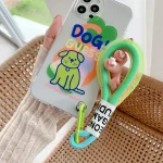 5 PCS Mobile Phone Case Fluorescent Lanyard Cellphone Wrist Rope, White and Blue, Black and White, Orange and Blue, White Red, Orange Yellow, Blue Green, Dark Blue, White Purple - Image 4