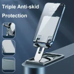 028 Portable Foldable Aluminum Alloy Phone Live Holder, Grey, Rose Gold, Silver, Blue - Image 4
