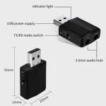 ZF-169 PLUS 3 In 1 Car USB Bluetooth 5.0 Audio Adapter - Image 2