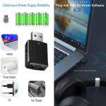 ZF-169 PLUS 3 In 1 Car USB Bluetooth 5.0 Audio Adapter - Image 4