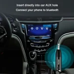 011 Bluetooth 5.0 AUX Audio Receiver 3.5mm Car Stereo Audio Adapter - Image 4