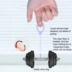 10 PCS Silicone Ring Mobile Phone Lanyard Water Bottle Anti-fall Pendant, Midnight Blue, Clove Purple, Vitality Red, Lemon Yellow, Classic Black, Matcha Green, Sand Pink, Lavender Gray... - Image 4