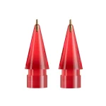 For Apple Pencil 1/2 2pcs Stylus Transparent Replacement Needle Nib, Spec:, Extended (Red), Extended (Blue), Extended (Green), Extended (Pink), Extended (Gray), Extended (Gold), Extended (Purple)...