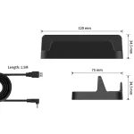 PGTECH For Steam Deck Console Holder With Charging Cable, PGTECH Holder - Image 3