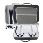 For PS5 Slim Game Console EVA Storage Bag Handbag Carrying Case, 1959 Black, 1959 Gray - Image 2