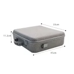 For PS5 Slim Game Console EVA Storage Bag Handbag Carrying Case, 1959 Black, 1959 Gray - Image 3