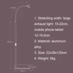 SSKY L32 Home Telescopic Bed Landing Stand, L32 Big Row Lamp Bracket, L32 Big Row Lamp + Phone / Tablet Bracket - Image 5