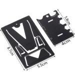 4 PCS Multifunction Folding Mobile Phone Bracket Mini EDC Tool Card Bottle Opener - Image 3