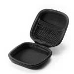 Retro Leather USB Data Cable Storage Bag Earphone Headset Case Pouch Box, Black, Brown, Gray - Image 4