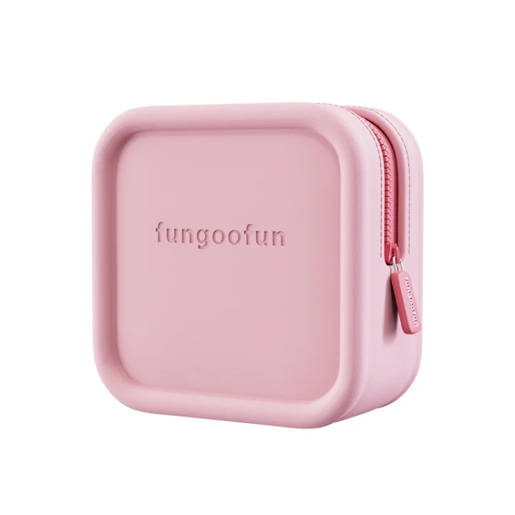 Fungoofun Candy Color EVA Travel Digital Storage Bag Cosmetic Bag, Square Pink, Square Orange, Square Yellow, Brick Pink, Brick Orange, Brick Yellow