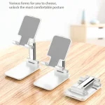 SSKY X5 Desktop Phone Live Foldable Tablet Bracket, Style:, X5 Double Rod Phone Version (White), X5 Standard Version (Black), X5 Standard Version (White), X5 Double Rod Tablet Version (Black)... - Image 5