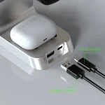 H27 15W  6 In 1 With Clock Function Magnetic Phone Wireless Charger For iWatch/AirPods, H27 - Image 5