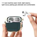 Drop-proof Case Split Design Plating Protection Cover, For AirPods Pro, For AirPods 3, For  AirPods Pro 2 - Image 3