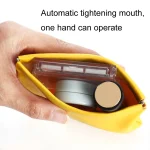 Portable Lipstick PU Case Mini Coin Cases Headphones Bag, Yellow, Pink, Light Blue, Light Grey, Black - Image 4