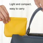 Portable Lipstick PU Case Mini Coin Cases Headphones Bag, Yellow, Pink, Light Blue, Light Grey, Black - Image 5