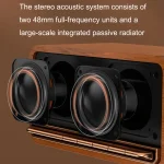 Edifier M230 Retro Classic Desktop Portable Wireless Bluetooth 5.0 Wood Speaker - Image 6
