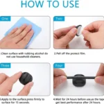 Cord Management Organizer Kit Cable Sleeve With Zipper Cable Clip, 5 In 1, 3 In 1 0.5m Kit, 4pcs Zipper Ties, 3 In 1 5m Kit - Image 4