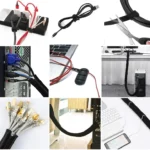 Cord Management Organizer Kit Cable Sleeve With Zipper Cable Clip, 5 In 1, 3 In 1 0.5m Kit, 4pcs Zipper Ties, 3 In 1 5m Kit - Image 6