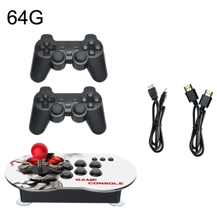 MANTE1 MT6 TV Console Game Joystick Turret HD 4K Game, MT6 Double Iron Box 32G Built-in 10000 Games, MT6 Double Iron Box 64G Built-in 15000 Games...