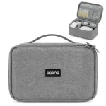 Baona Multifunctional Earphone Data Cable Digital Storage Bag, Spec:, Single-layer (Gray), Single-layer (Black), 2-layer (Gray), 2-layer (Black), Single-Layer Box (Gray), Single-Layer Box (Black)...