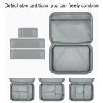 Baona Multifunctional Earphone Data Cable Digital Storage Bag, Spec:, Single-layer (Gray), Single-layer (Black), 2-layer (Gray), 2-layer (Black), Single-Layer Box (Gray), Single-Layer Box (Black)... - Image 4