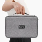 Baona Multifunctional Earphone Data Cable Digital Storage Bag, Spec:, Single-layer (Gray), Single-layer (Black), 2-layer (Gray), 2-layer (Black), Single-Layer Box (Gray), Single-Layer Box (Black)... - Image 6