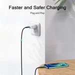 QGeeM MF01 USB-A To 8 Pin Phone Tablet Fast Charging Data Cable, Length:, 1m, 2m - Image 2