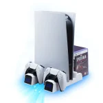 For PS5 SYP5-5088 Handle Dual Charging Cooling Fan With Disc Storage Rack - Image 3