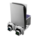 For PS5 SYP5-5088 Handle Dual Charging Cooling Fan With Disc Storage Rack - Image 5