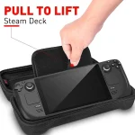 For Steam Deck Game Console Storage Bag Handheld EVA Oxford Cloth Hard Bag, Storage Hard Bag - Image 2