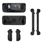 For Steam Deck V3 Non-slip Silicone Protective Case for Pocket Consoles, V3(Black), V3(Red), V3(Green)