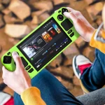 For Steam Deck V3 Non-slip Silicone Protective Case for Pocket Consoles, V3(Black), V3(Red), V3(Green) - Image 2