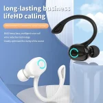 S10 Bluetooth Headset Business Model Hanging Ear Type Stereo Earphone, S10 Black, S10 White - Image 2