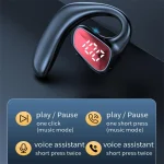 M-K8 Bluetooth Headset Ear Hanging Business Model Air Conduction Earphone, M-K8 Green, M-K8 Black, M-K8 Red, M-K8 Blue - Image 3