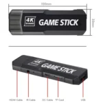 GD10 2.4G Wireless 4K HD TV Game Console PSP Game Box, Without Memory Card, 32G Built-in 15,000 Games, 64G Built-in 30,000 Games, 128G Built-in 40,000 Games - Image 3