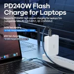 240W Fast Charging Data Cable,Length:1m, USB2.0, USB4.0 - Image 3