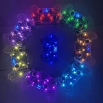 For Switch Pro Wireless Bluetooth Gamepad With LED Light Wake Up Function, Transparent With LED - Image 5