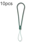 10pcs  Silicone Woven Pattern  Cell Phone Lanyard Anti-loss Hand Rope, Dark Night Green, White, Grass Purple, Light Green, Clove Purple, Antique White, Black, Red, Matcha Green, Lemon Yellow...