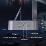 Y-558 Magnetic Levitation Astronaut TWS Bluetooth Speaker With RGB Light,Style:, Golden Basic, Silver Basic, Golden Clock Model, Silver Clock Model, Golden Wireless Charging, Silver Wireless Charging - Image 7