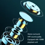 M-800 Left and Right Rotation Business Stereo Bluetooth Earphone, M-800 Grey, M-800 Skin Color, M-800 White, M-800 Black, M-800 Blue - Image 2