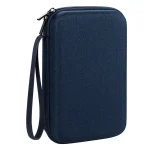 YK05 EVA Hard Shell Anti-Shock Anti-Fall Mobile Hard Disk Double-layer Digital Storage Bag, YK05 (Blue), YK05 (Black)