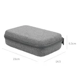 YK05 EVA Hard Shell Anti-Shock Anti-Fall Mobile Hard Disk Double-layer Digital Storage Bag, YK05 (Blue), YK05 (Black) - Image 3