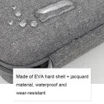 YK05 EVA Hard Shell Anti-Shock Anti-Fall Mobile Hard Disk Double-layer Digital Storage Bag, YK05 (Blue), YK05 (Black) - Image 4