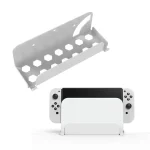 For Switch OLED Game Console JYS Wall Hanging Holder Bracket, Iron White, Iron Black