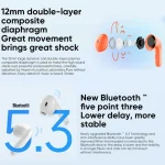 Original Xiaomi Redmi Buds 4 Lite TWS Bluetooth 5.3 Call Noise Reduction Earphone, Redmi Buds 4 Lite, Redmi Buds 4 Lite Black, Redmi Buds 4 Lite Orange, Redmi Buds 4 Lite Green - Image 4