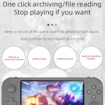 RG3000 Handheld Game Console Support Double Handle Mini Game Console, RG3000 Pink, RG3000 Gray, RG3000 Purple, RG3000 Green, RG3000 Yellow - Image 6