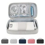 SM03DZ Waterproof Wear-resistant Digital Accessories Storage Bag, 20x5.3x12cm(Navy Blue), 20x5.3x12cm(Gray), 20x5.3x12cm(Pink), 20x5.3x12cm(Black), 20x5.3x12cm(Dark Gray) - Image 2