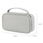 SM03DZ Waterproof Wear-resistant Digital Accessories Storage Bag, 20x5.3x12cm(Navy Blue), 20x5.3x12cm(Gray), 20x5.3x12cm(Pink), 20x5.3x12cm(Black), 20x5.3x12cm(Dark Gray) - Image 3