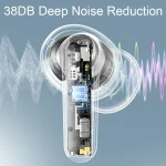 REMAX CozyPods W7N ANC+ENC Dual Noise Canceling Call Bluetooth Headphones, W7N - Image 3