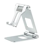 Z10A  Aluminum Alloy Double Folding Mobile Phone Holder Desktop Tablet Lazy Holder, Z10A  Silver, Z10A  Grey, Z10A  Black